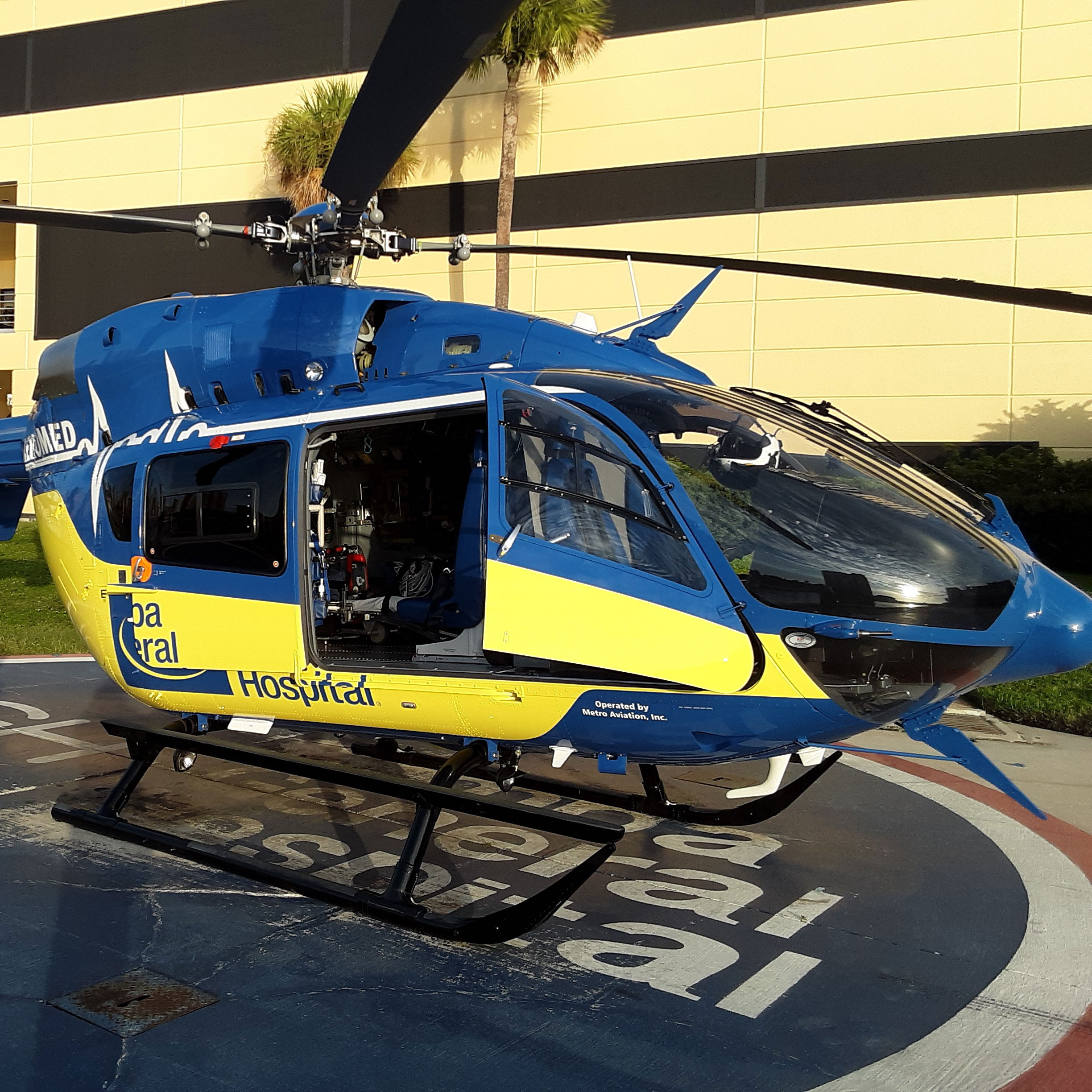 The EC 145 Airbus averages three flights per day to save lives