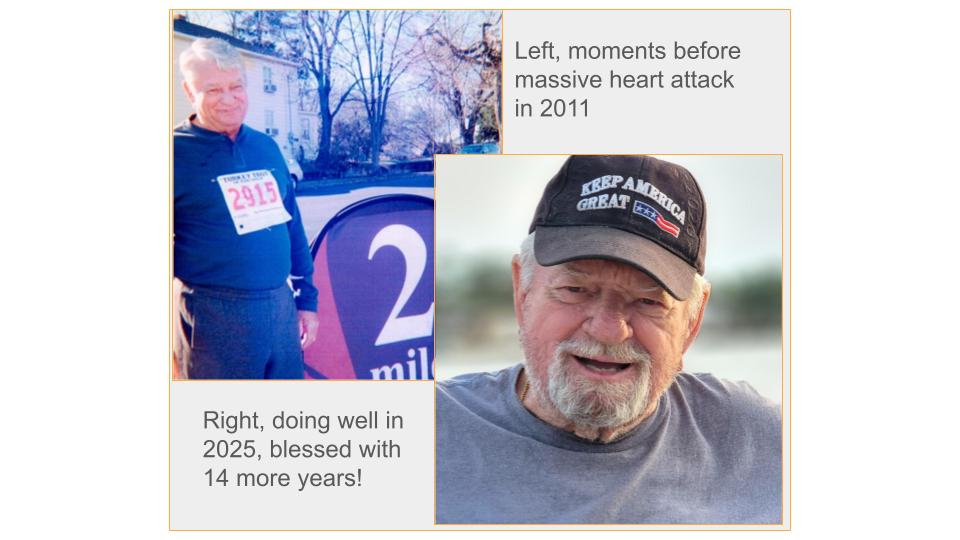 A mysterious stranger intervened and began the CPR that saved my dad's life.