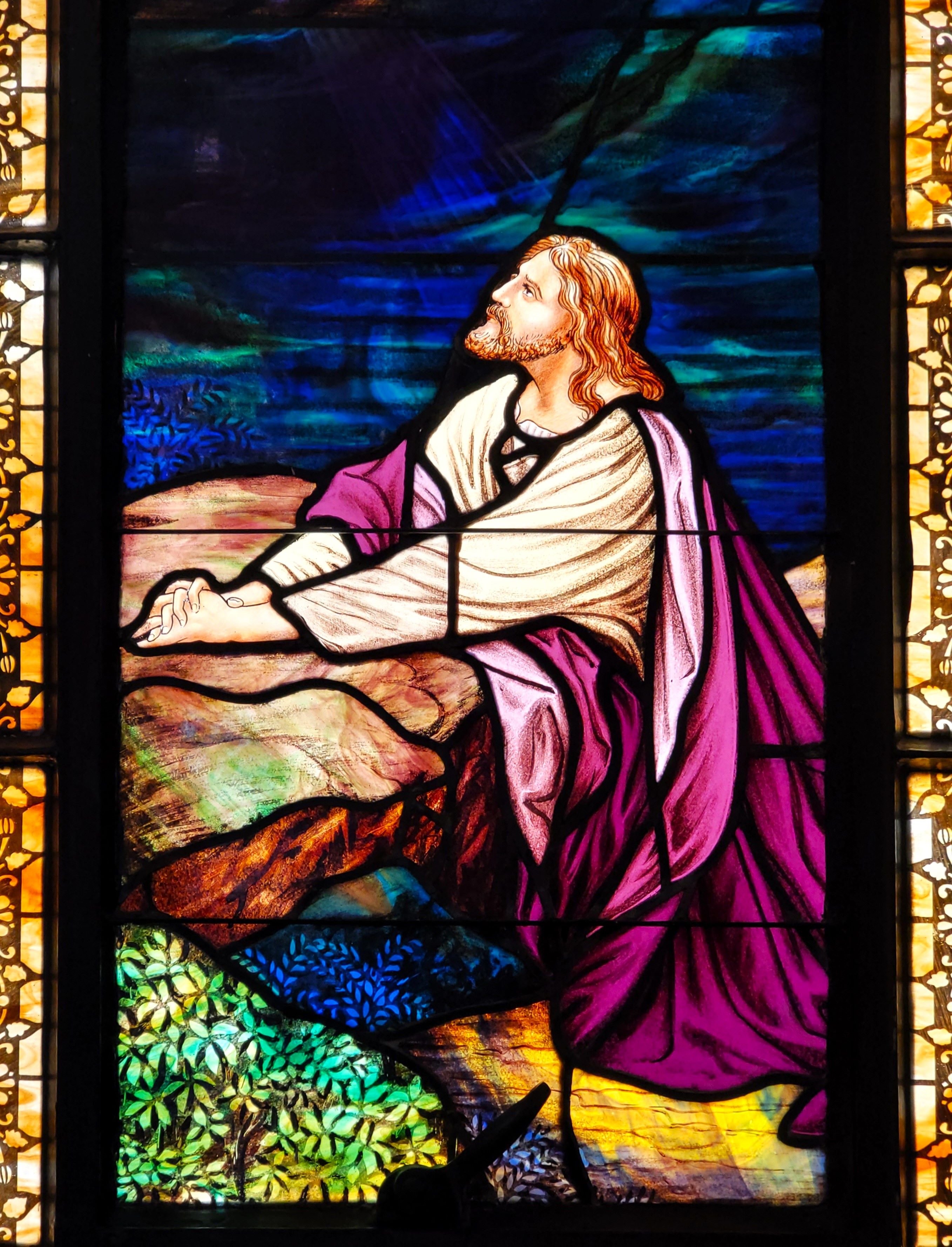 Jesus prays for us to be able to resist temptation and remain confident in faith.