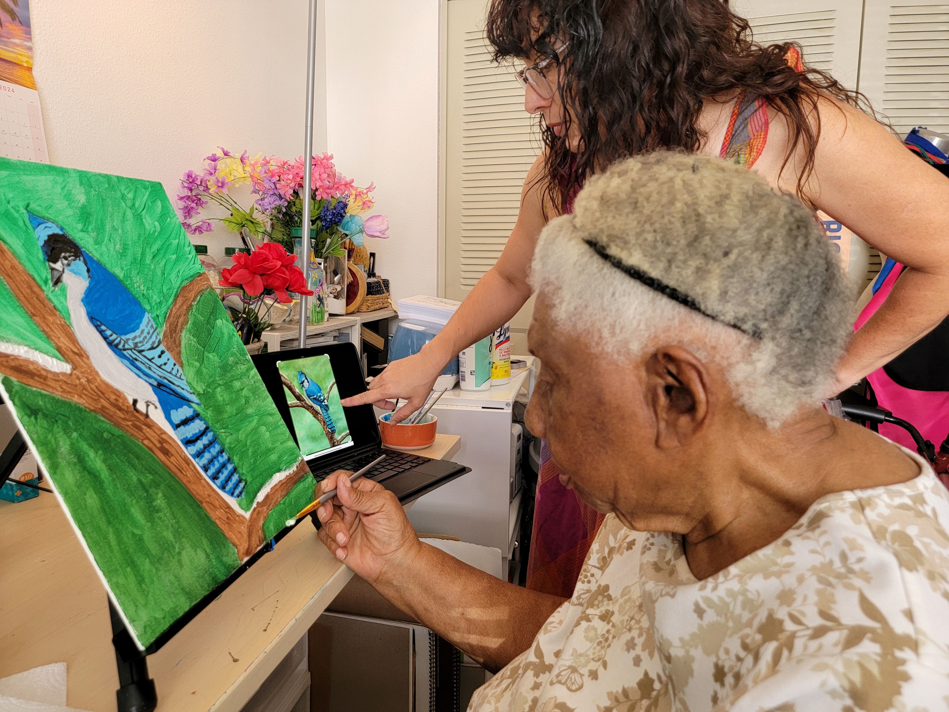 At 98 years young, Mrs. Clarke has a zest for life.