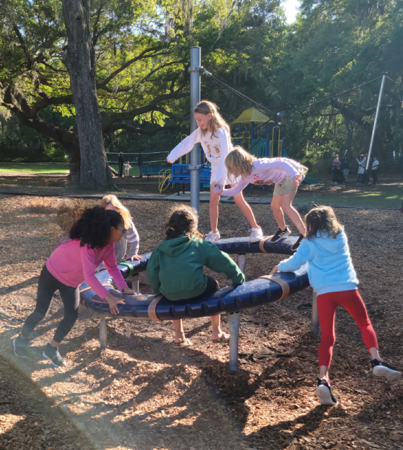 Children on a playground can teach adults life lessons