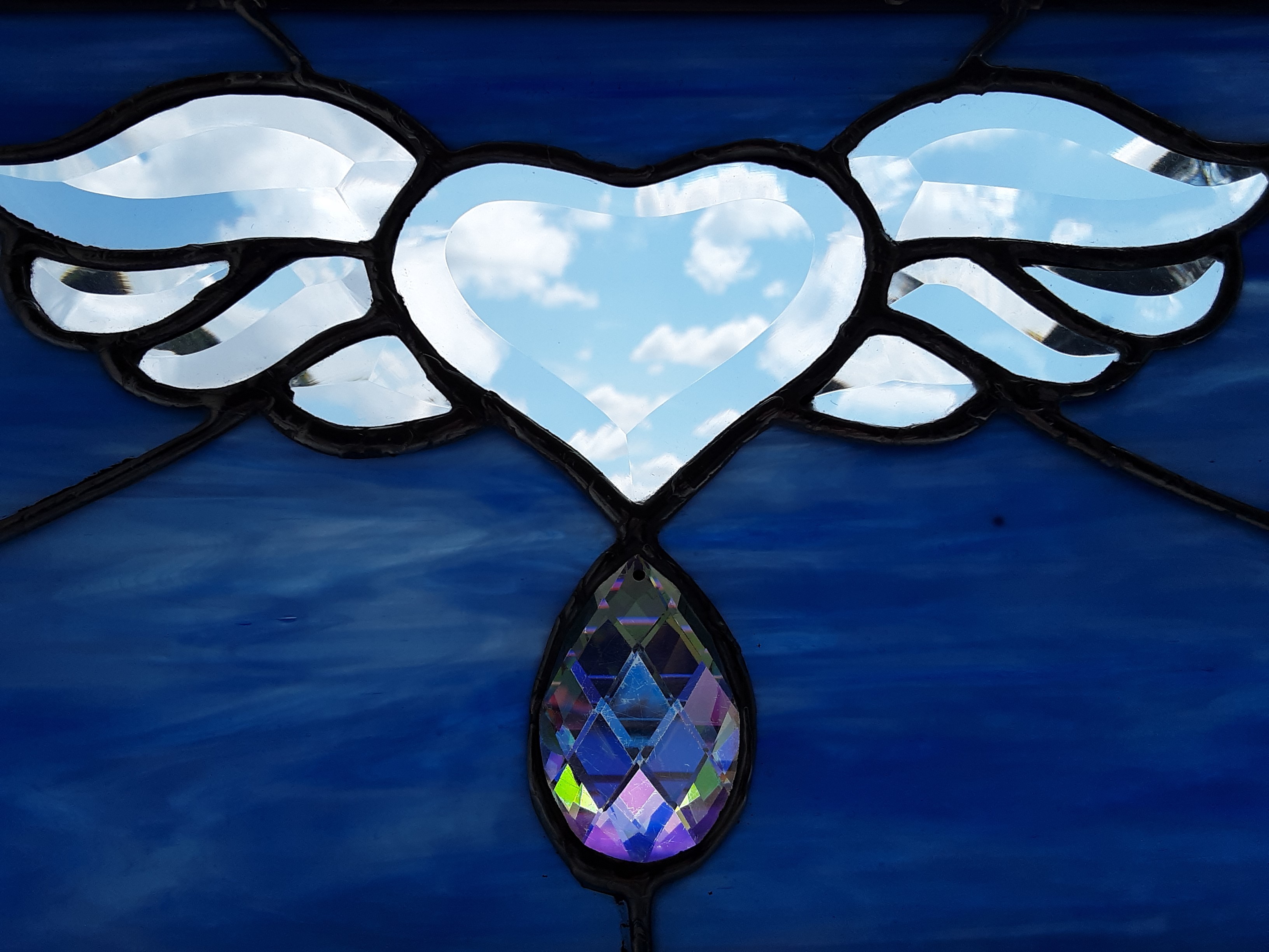 Stained glass created by Meg Infiorati